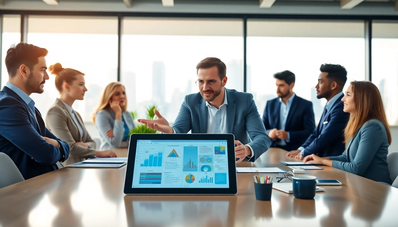 Créez votre société commerciale avec des experts lors d'une réunion professionnelle dynamique.