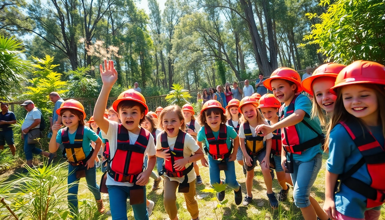 Experience the excitement of a wildfire event Perth with kids engaged in fun outdoor activities.