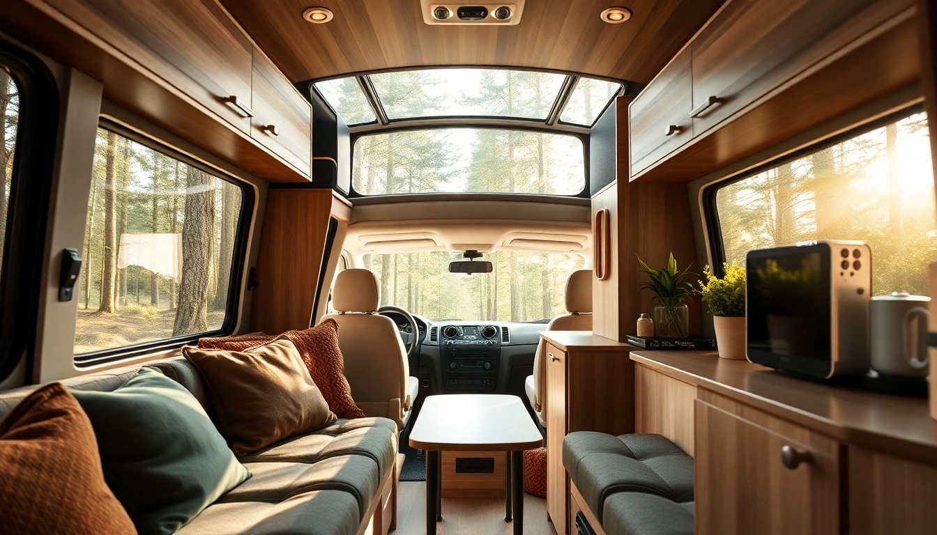 Customize your travel adventures with JRP Campers' stylish interiors and innovative designs.