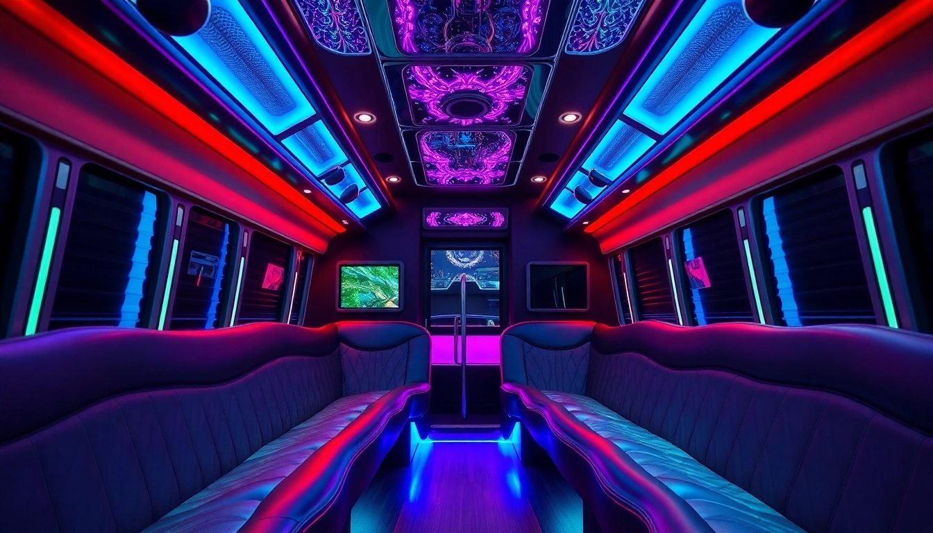 Experience the luxury of an Atlanta party bus with plush interiors and modern amenities for memorable events.
