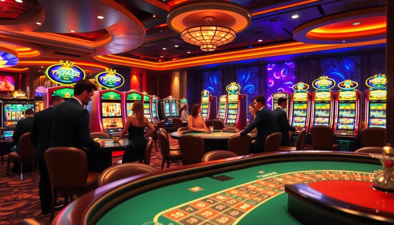 Experience the excitement at TPower casino with engaging live games and vibrant slot machines.